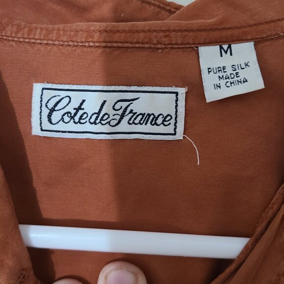 Cote de France Silk Shirt - Picture 2 of 5